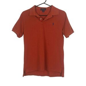 ExcCond Boys Polo Ralph Lauren Orange Cotton‎ Polo L (14-16) 0210